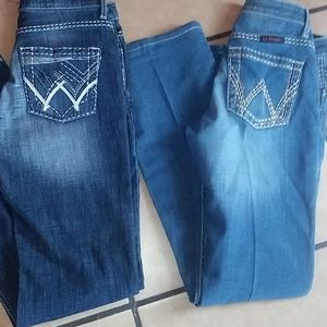 2 jeans size 1/2 x36